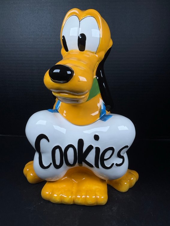 Treasure Craft Walt Disney "Pluto with Bone" Cookie Jar