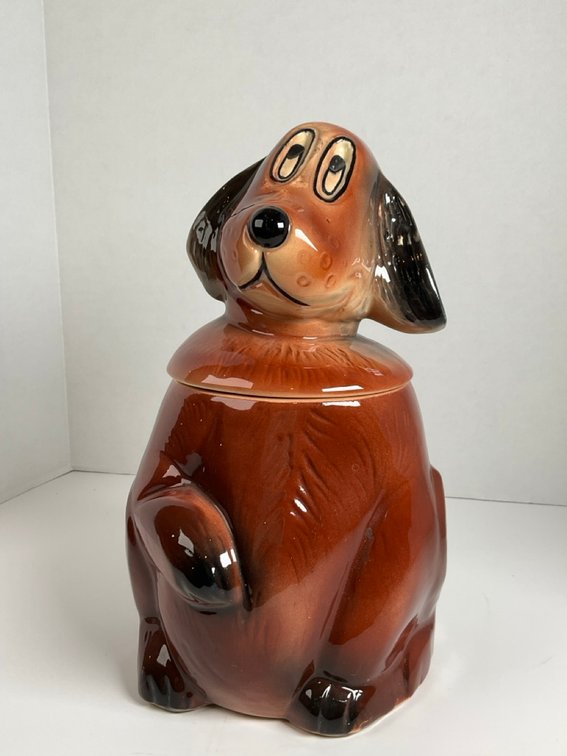McCoy Pottery "Mac" Dog Ceramic Cookie Jar