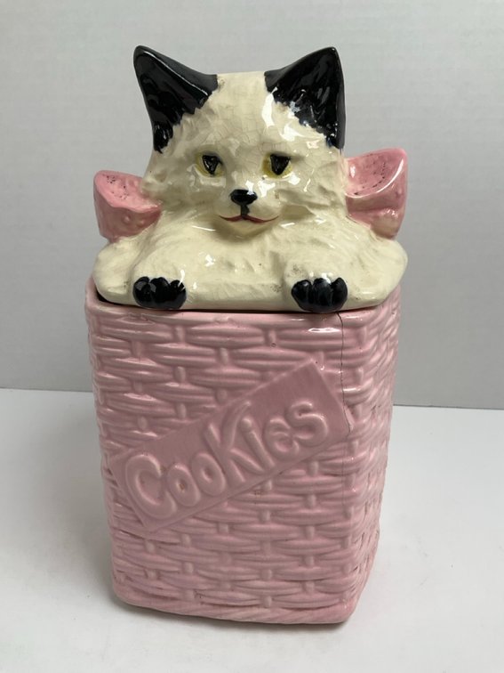 McCoy 1950's Ceramic Kitty Cat Cookie Jar