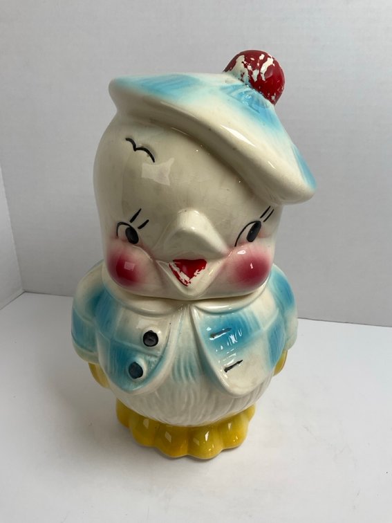 American Bisque 1950's Ceramic Chick Cookie Jar
