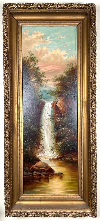 Original Waterfall Painting on Board