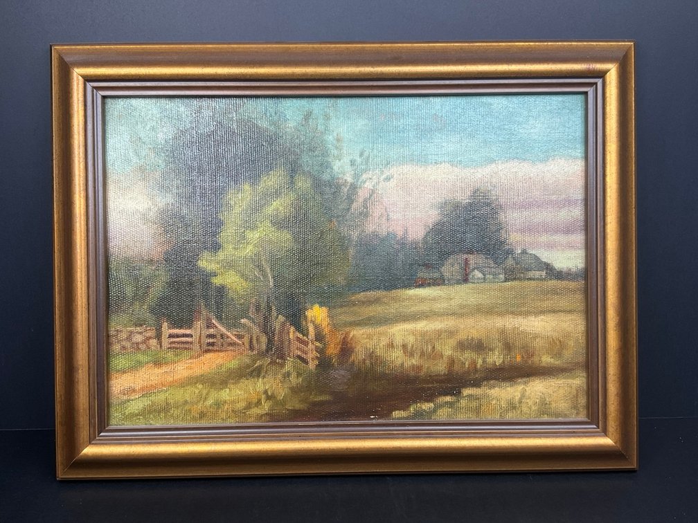 Original Countryside Painting on Canvas