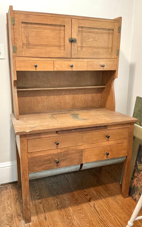 Solid Wood Bakers Cabinet