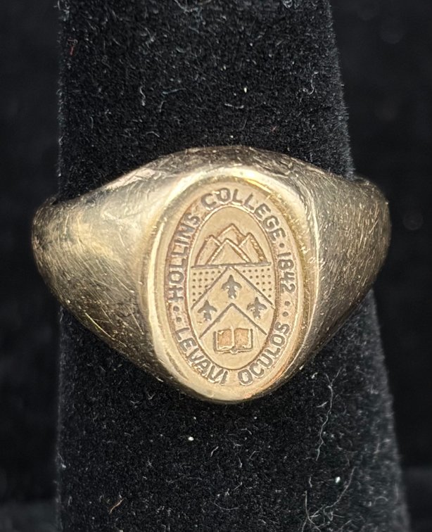 10K Gold Hollins College (VA) Ring