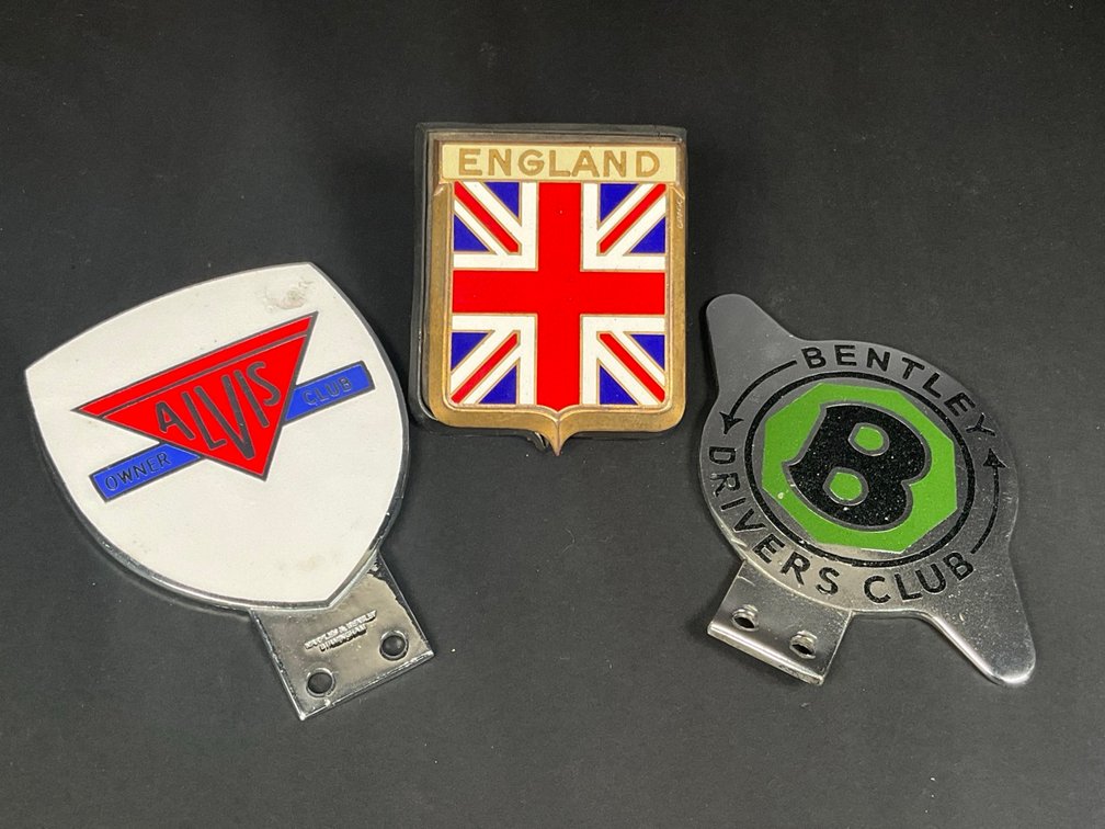 Alvis Owner Club & Bentley Drivers Club Bumper Badges