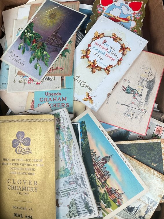 Vintage Postcards & More Ephemera