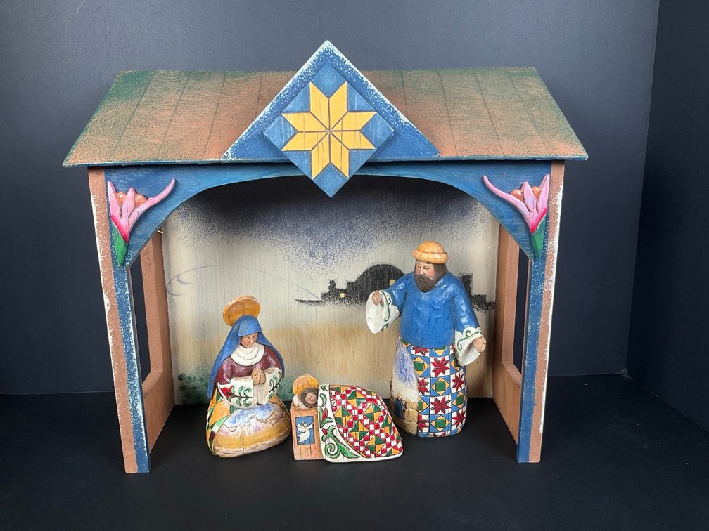 Jim Shore Joy to the World Nativity Set
