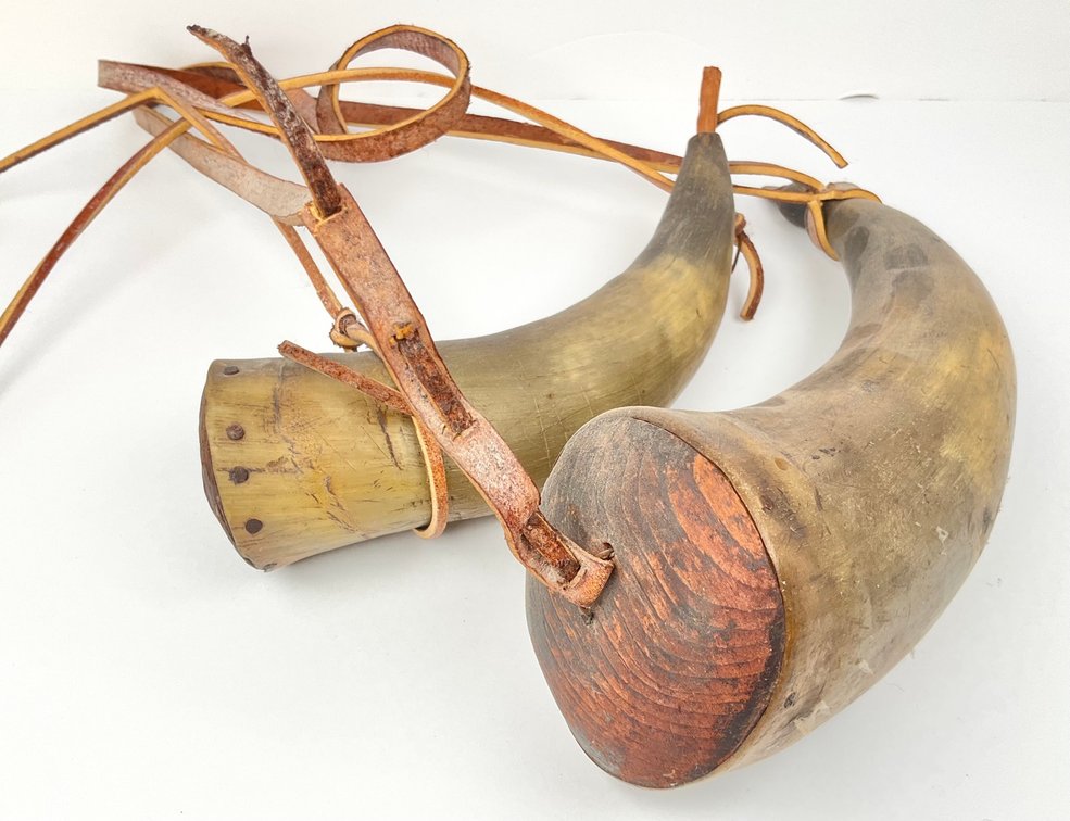 Two Powder Horns