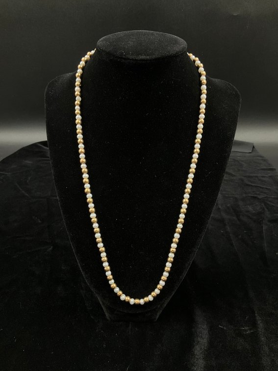 14K Gold & Pearl Necklace