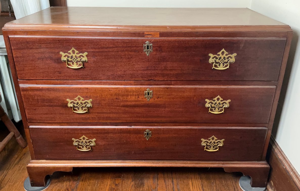 Three Drawer Solid Wood Chest