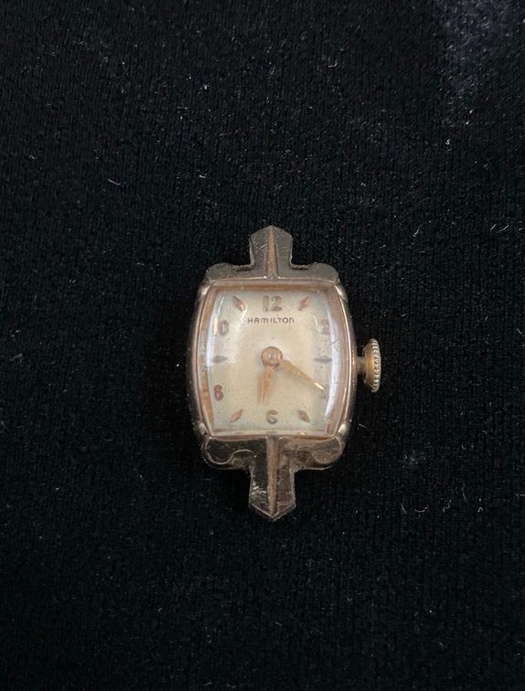 10K Gold Hamilton Ladies Wristwatch