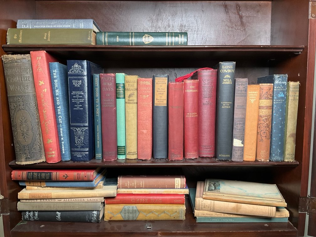 Variety of Vintage Books