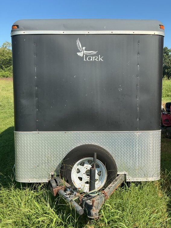 2009 Lark United Enclosed Single Axle Cargo Utility Trailer