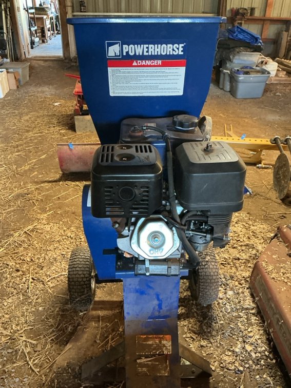 Powerhorse 420cc 15 HP Gas Powered Wood Chipper Shredder