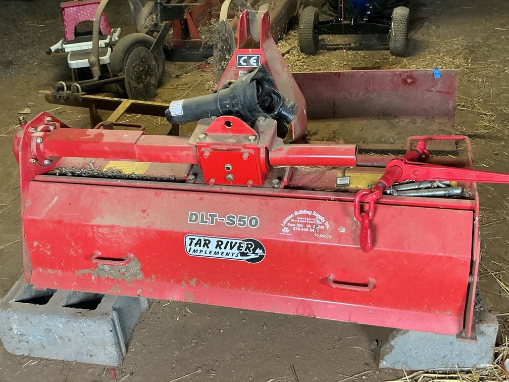 Tar River Implements DLT-S50 Rotary Tiller Tractor Attachment