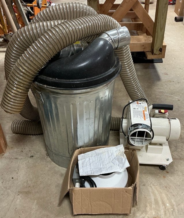 Grizzly Polar Bear Series 1 HP Dust Collector and Cyclone Separator