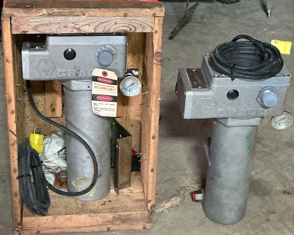Pair of Graco Viscon 2 Fluid Heaters Model 220-522