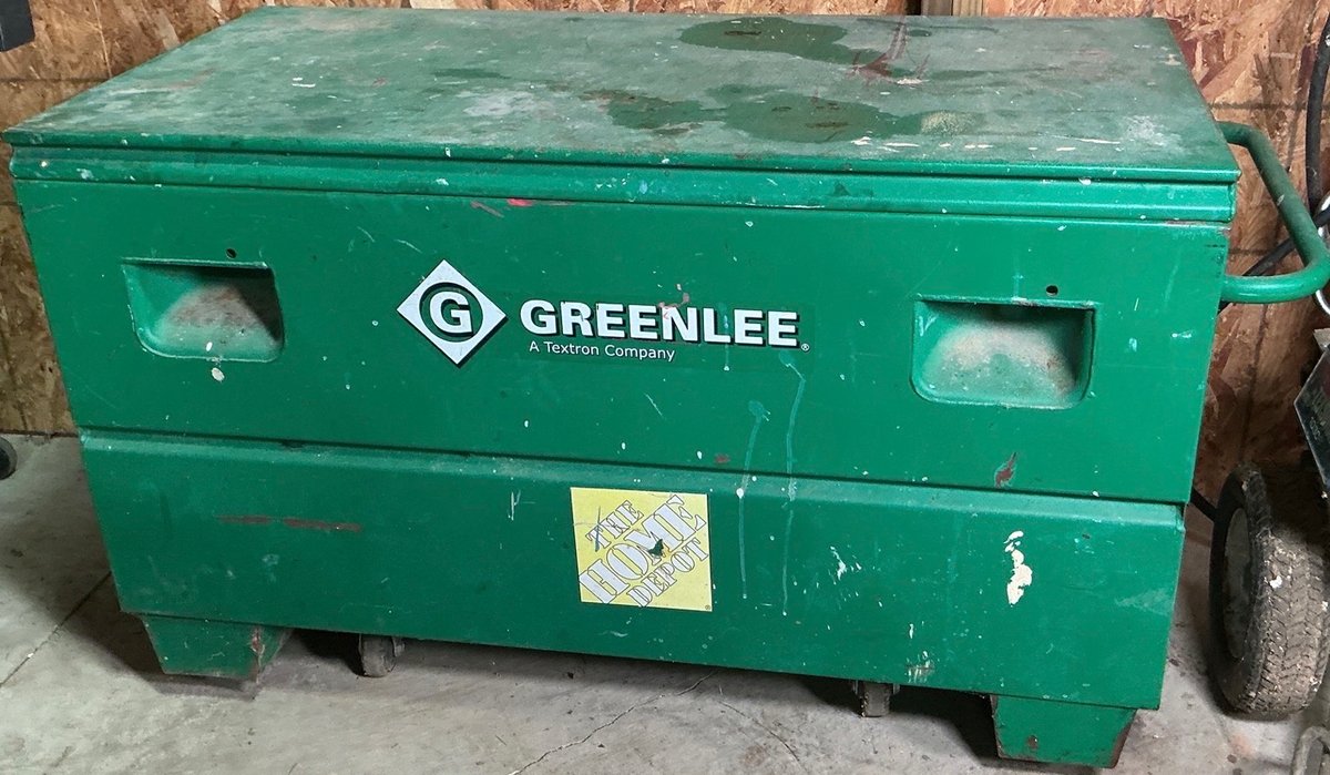 Greenlee HD2448-27 Heavy Duty Steel Jobsite Storage Chest