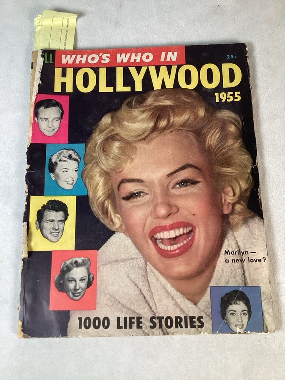 1955 Who's Who in Hollywood Signed Magazine with Paul Newman