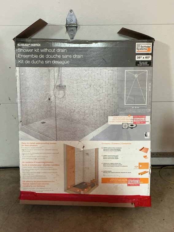Schluter Systems Kerdi-Shower-Kit and Waterproofing System