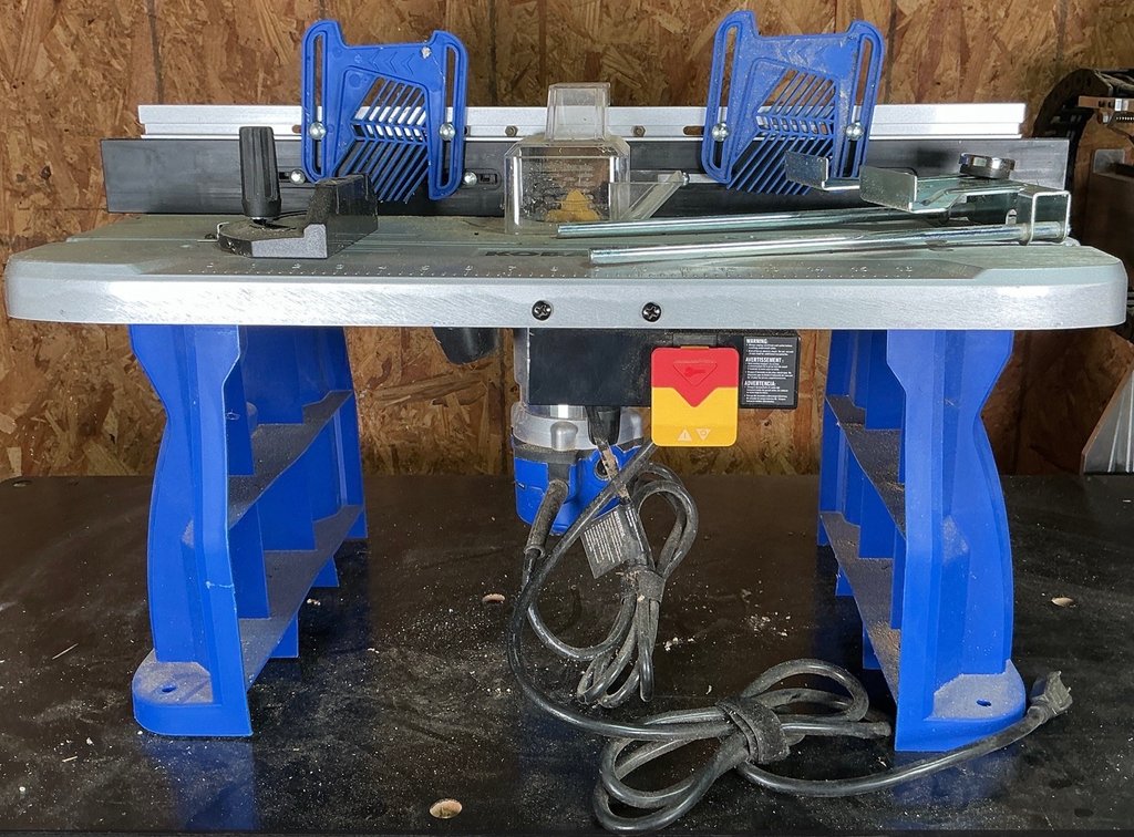 Kobalt Fixed Base Router With Model 1034.2 Router Table