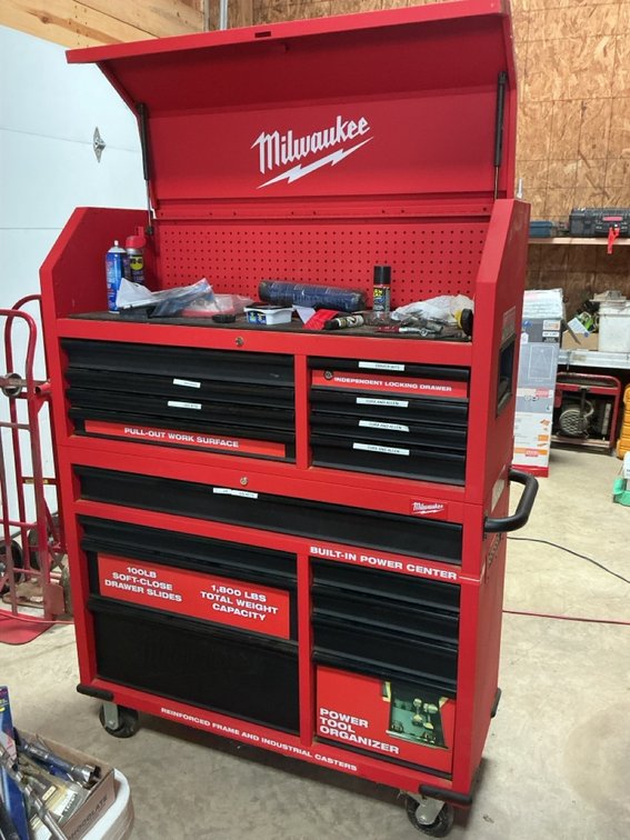 Milwaukee 46-Inch Rolling Steel Storage Cabinet and Tool Chest