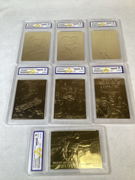 1995-96 Scoreboard 23KT Gold Foil Star Wars Trading Cards