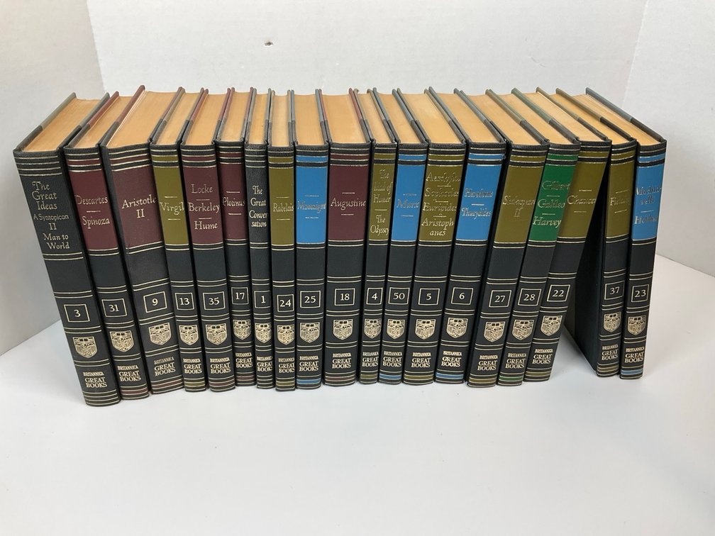 Britannica Great Books of the Western World Multi-Volume Collection Lot