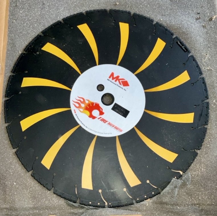 MK Diamond Fire Tiger Tooth Rescue Circular Saw Blade