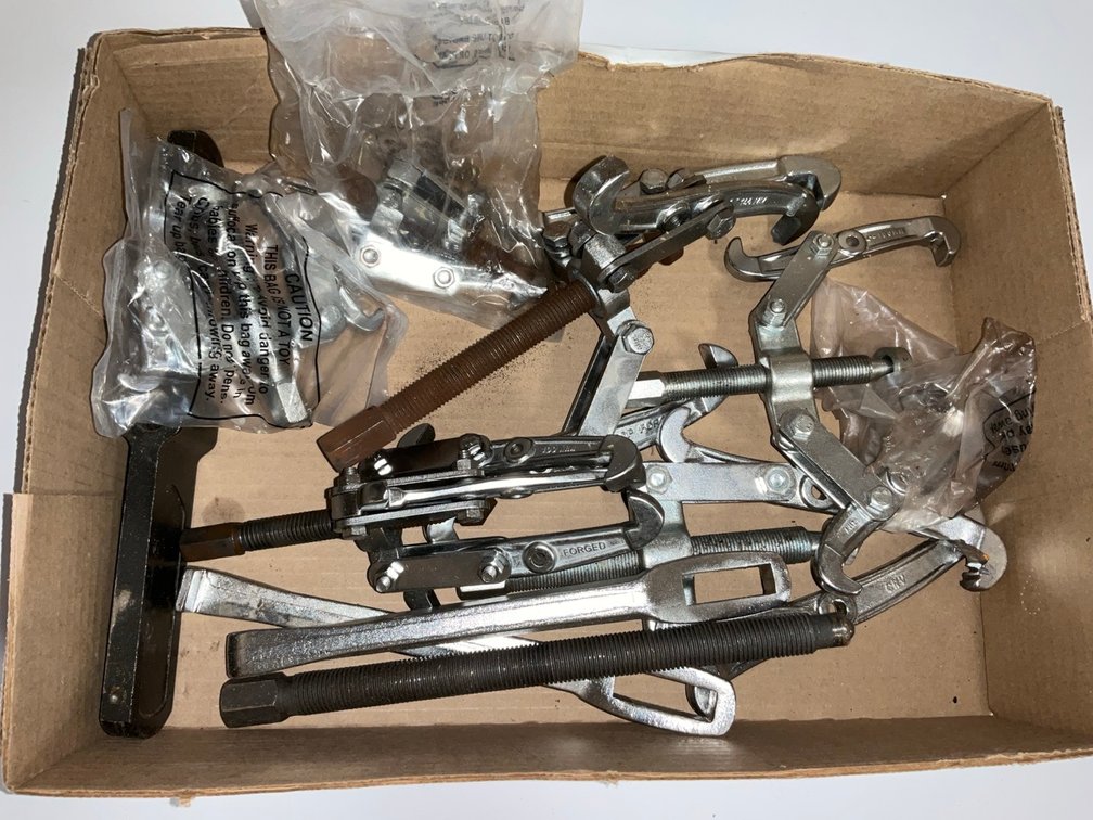 Assorted Drop Forged Steel Gear and Bearing Pullers