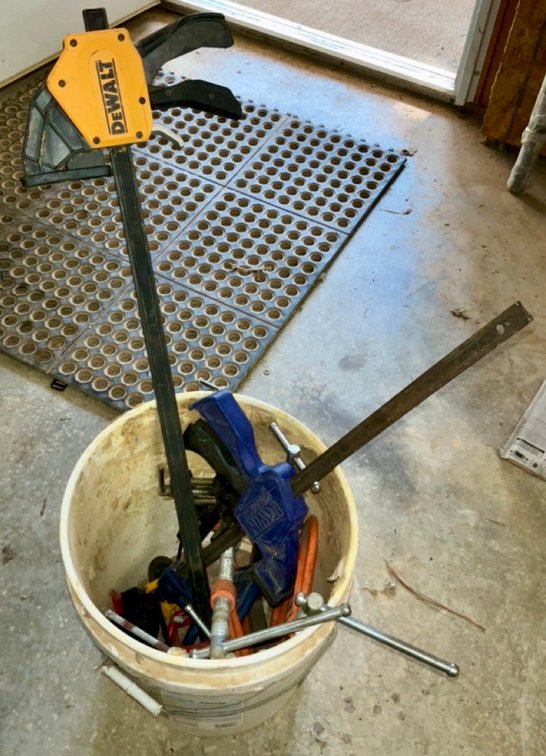 Assorted Woodworking and Bar Clamps Including DeWalt and Irwin