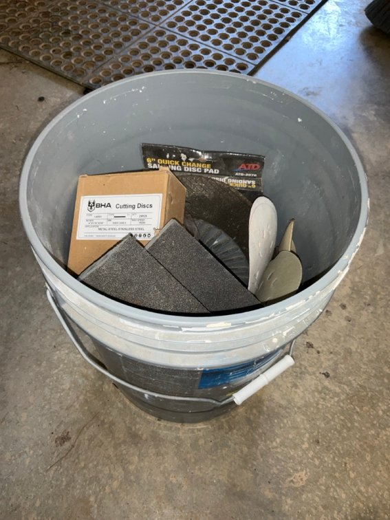 Assorted Sanding and Abrasive Cut-Off Discs with Accessories