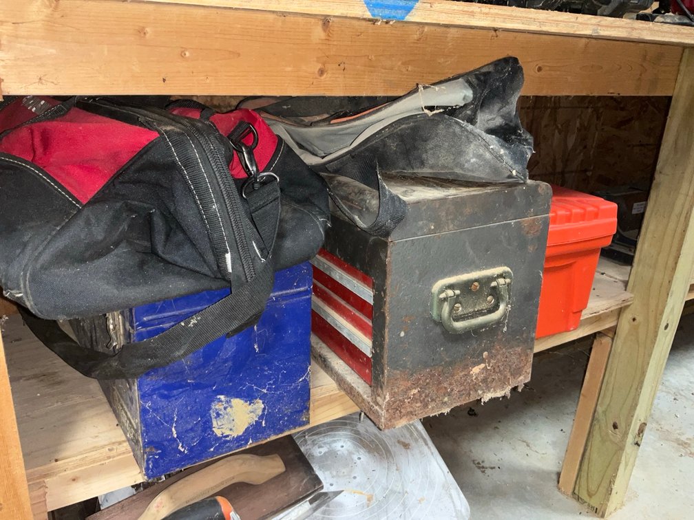 Assorted Toolboxes and Bags Featuring Craftsman, Kobalt, Fein & Husky