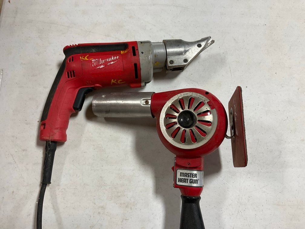 Milwaukee 18-Gauge Corded Metal Shear and Master Heat Gun