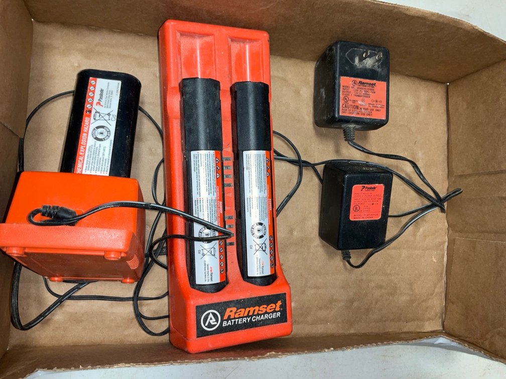 Ramset and Paslode Cordless Tool Battery Chargers and Batteries