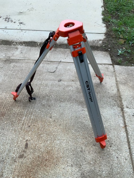 CST/berger Aluminum Surveying Tripod for Laser Auto Level