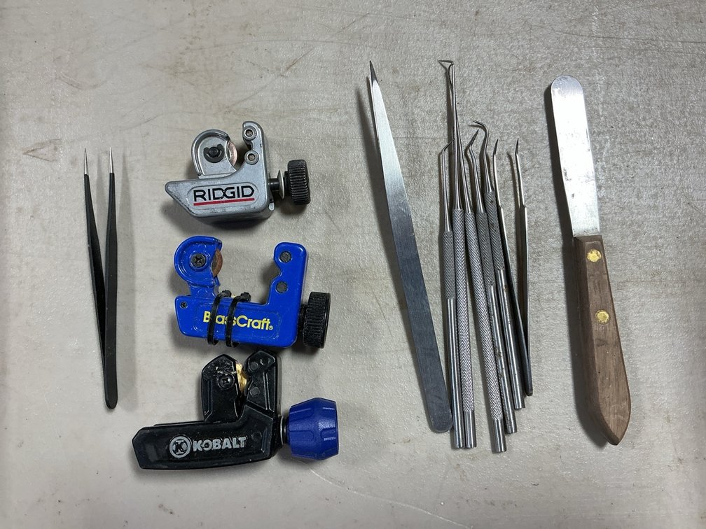 Craftsman & Kobalt Screwdrivers, Tubing Cutters and Dental Picks Lot