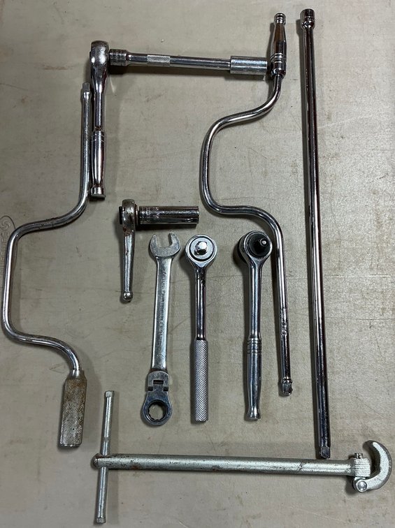 Assorted Ratchets Speed Handles Sockets and Extension Bars Lot