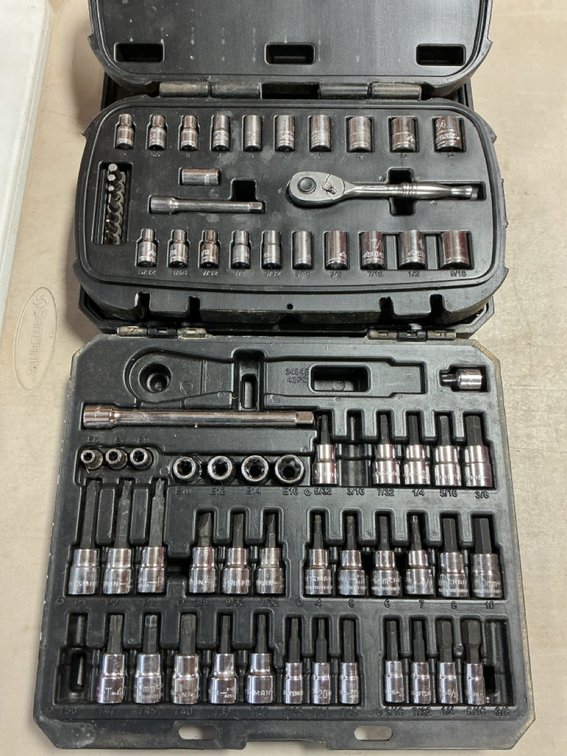 Craftsman Torx Socket Bit Set and Husky Mechanics Tool Set