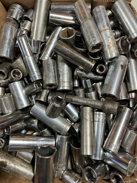 Large Assorted Lot of Mechanic Sockets
