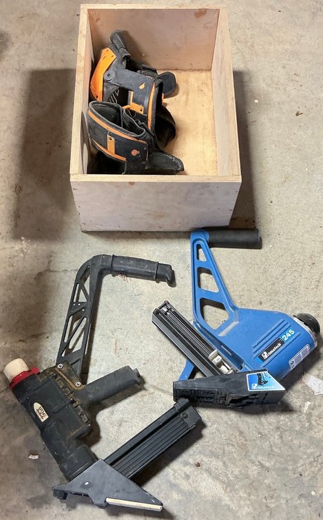 Pneumatic Hardwood Flooring Nailer and 3Plus Nailer Lot