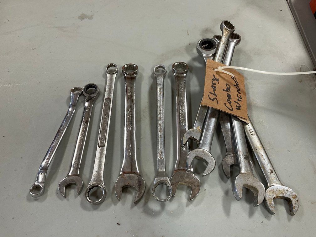 Assorted Husky &  Craftsman and Large Combination Hand Wrenches Lot
