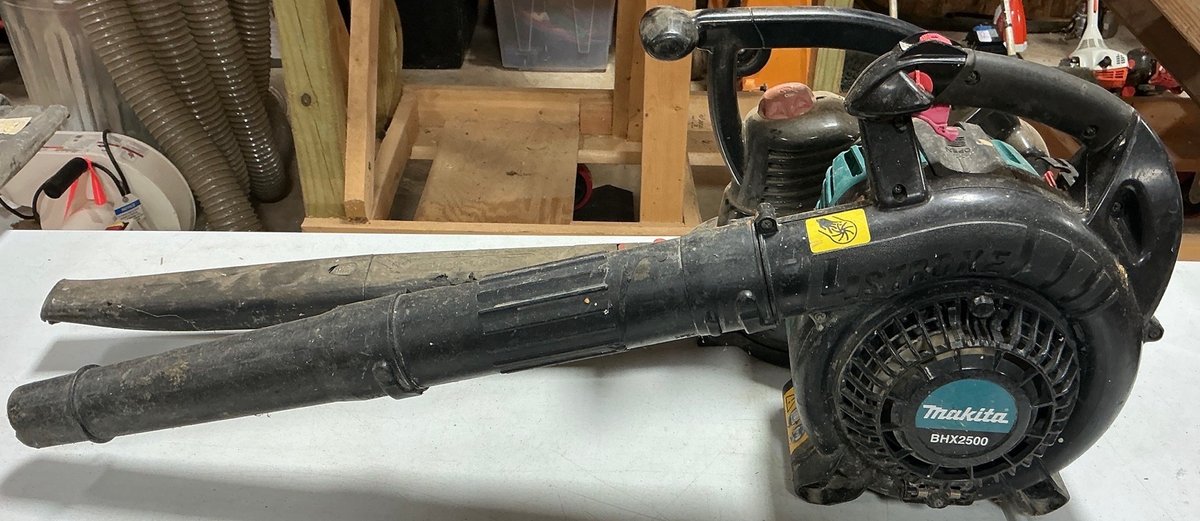 Makita BHX2500 Gas Blower and Black & Decker Electric Blower