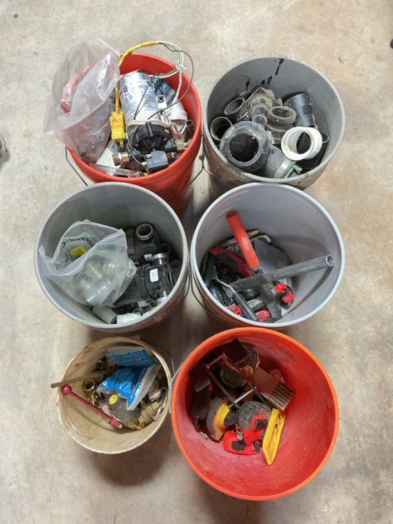 Plumbers and Handyman Lot With Pentair SHURflo Pump and Tools