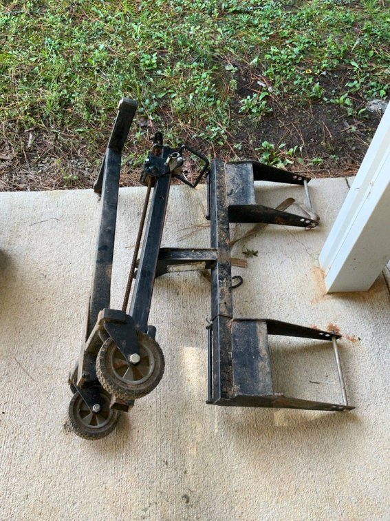 MoJack Riding Lawn Mower Lift Jack and Wheel Assembly
