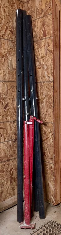 Adjustable Steel Support Poles and Construction Jack Post Assortment