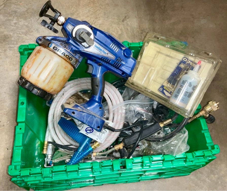 Graco TrueCoat Plus II Paint Sprayer and Spray Equipment Lot