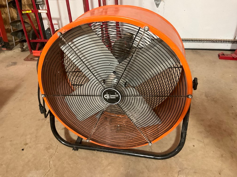 Commercial Electric 24 Inch Heavy Duty Tilt Drum Fan