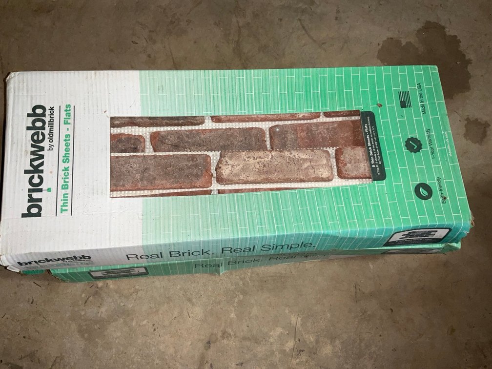 Brickwebb by Old Mill Brick Castle Gate Thin Brick Sheets