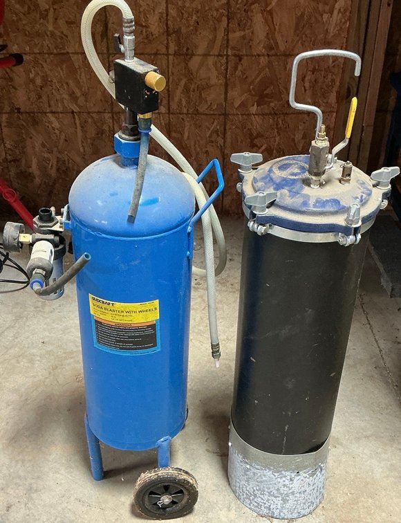 GudCraft Portable Soda Blaster With Pressure Vessel Tank